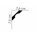 Stropná lišta elastická MARDOM MDB152F / 7,6cm